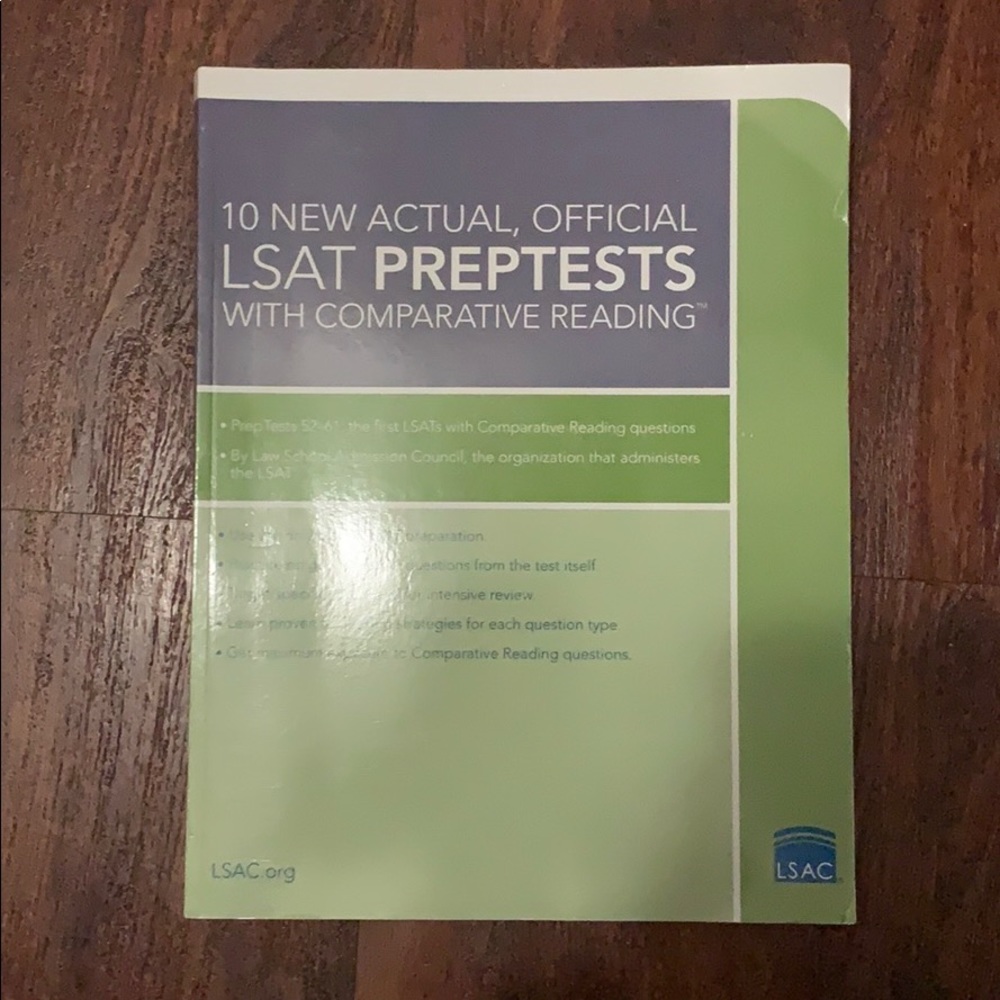 10 New, Actual, Official LSAT Preptests with CR